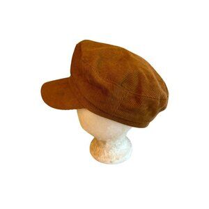 Brown Corduroy Hat Made From 100% Recycled Polyester